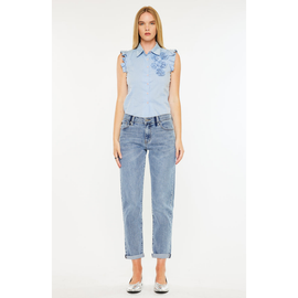 KanCan KanCan Lindsey Mid Rise Slim Boyfriend Jeans