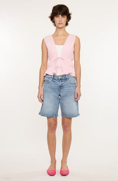 KanCan KanCan Margo Essentials Mid Rise Bermuda Denim Shorts