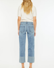 KanCan KanCan Margret Mid Rise Cropped Wide Leg Jeans - 2
