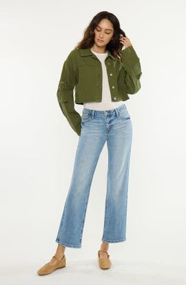 KanCan KanCan Matilda Essentials Mid Rise True Straight Jeans
