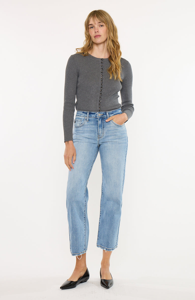KanCan KanCan Melissa High Rise Slim Wide Leg Jeans