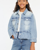 KanCan KanCan Penny Peplum Denim Jacket - 4