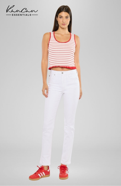 KanCan KanCan Piper Essentials High Rise Slim Straight Leg Jeans