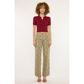 KanCan KanCan Renae Mid Rise Slim Wide Leg Jeans