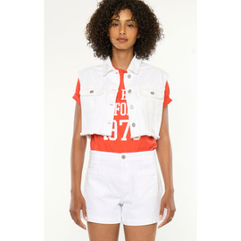 KanCan KanCan Shay Cropped 90s Denim Vest