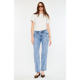 KanCan KanCan Tamia Essentials Mid Rise True Straight Jeans