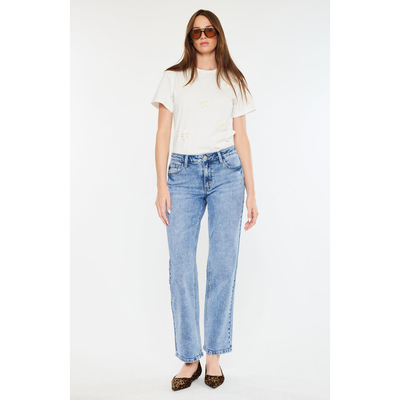 KanCan KanCan Tamia Essentials Mid Rise True Straight Jeans