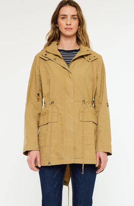 KanCan KanCan Tarsier Cotton Drawstring Utility Parka Jacket
