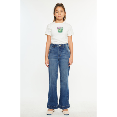 KanCan KanCan Tini High Rise Wide Leg Kids Trousers