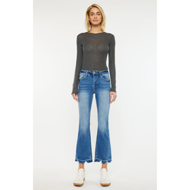KanCan KanCan Volumina Essentials High Rise Crop Bootcut Jeans