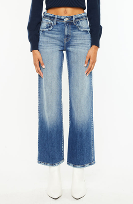 KanCan Premier KanCan Premier Angela Premier High Rise Slim Wide Leg Jeans