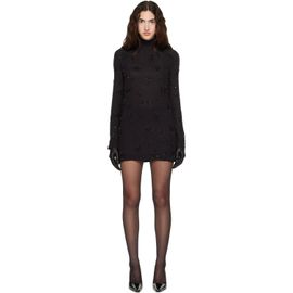 Kanika Agarwal Kanika Agarwal SSENSE Exclusive Black Embroidered Minidress
