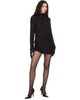 Kanika Agarwal Kanika Agarwal SSENSE Exclusive Black Embroidered Minidress - 4