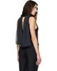 Kanika Agarwal Kanika Agarwal SSENSE Exclusive Black Floating Muslin Top - 3