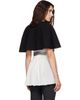 Kanika Agarwal Kanika Agarwal SSENSE Exclusive Black Open-Front Tailored Cape - 3