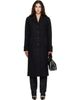 Kanika Agarwal Kanika Agarwal SSENSE Exclusive Black Oversized Tailored Coat - 1