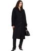 Kanika Agarwal Kanika Agarwal SSENSE Exclusive Black Oversized Tailored Coat - 4