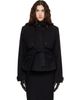 Kanika Agarwal Kanika Agarwal SSENSE Exclusive Black Short Tailored Jacket - 1