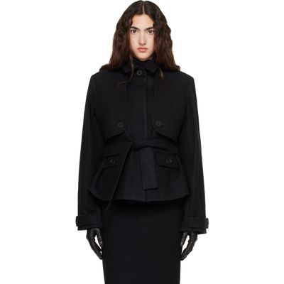 Kanika Agarwal Kanika Agarwal SSENSE Exclusive Black Short Tailored Jacket