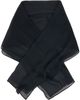 Kanika Agarwal Kanika Agarwal SSENSE Exclusive Black Silk Stole Scarf - 1