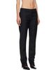 Kanika Agarwal Kanika Agarwal SSENSE Exclusive Black Straight-Cut Cigarette Trousers - 2