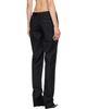 Kanika Agarwal Kanika Agarwal SSENSE Exclusive Black Straight-Cut Cigarette Trousers - 3
