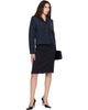 Kanika Agarwal Kanika Agarwal SSENSE Exclusive Navy Structured Wool Blazer - 4
