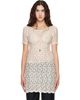 Kanika Agarwal Kanika Agarwal SSENSE Exclusive Off-White All-Over Embroidered Top - 1