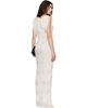 Kanika Agarwal Kanika Agarwal SSENSE Exclusive Off-White Embroidered Raglan Maxi Dress - 3