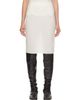 Kanika Agarwal Kanika Agarwal SSENSE Exclusive Off-White Split Muslin Midi Skirt - 1