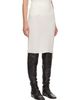 Kanika Agarwal Kanika Agarwal SSENSE Exclusive Off-White Split Muslin Midi Skirt - 2