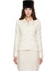 Kanika Agarwal Kanika Agarwal SSESNE Exclusive Off-White Wool Utility Jacket - 1