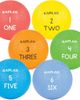 Kaplan Early Learning Company Kaplan Early Learning Company Colored Playground Balls - Set of 6 - 1