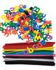Kaplan Early Learning Company Kaplan Early Learning Company Lacing Lower Case Letter Beads & Chenille Stems - 1