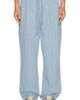 KAPPY DESIGN KAPPY DESIGN Fatigue Stripe Denim Pants - 1
