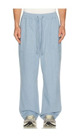 KAPPY DESIGN KAPPY DESIGN Fatigue Stripe Denim Pants