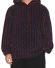 KAPPY DESIGN KAPPY DESIGN Fleece Check Button Hoodie - 1
