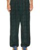 KAPPY DESIGN KAPPY DESIGN Fleece Check String Pants - 2
