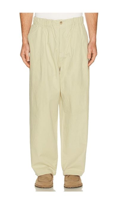 KAPPY DESIGN KAPPY DESIGN Pintuck Wide Chino Pants