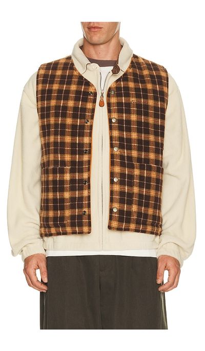 KAPPY DESIGN KAPPY DESIGN Reversible Nylon Check Vest
