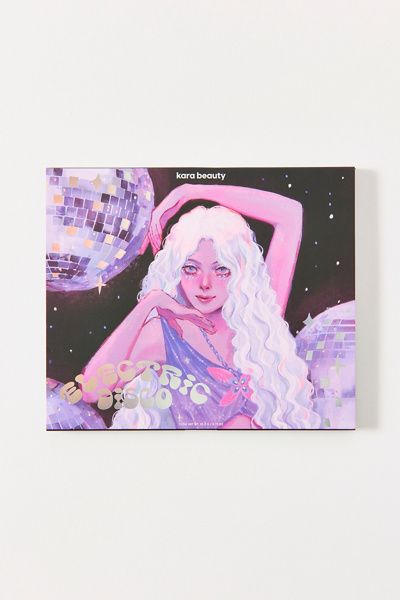 Kara Beauty Kara Beauty Electric Disco Pressed Glitter Palette in Electric Disco at Urban Outfitters