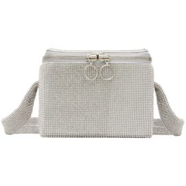 KARA KARA Silver Crystal Mesh Cooler Bag