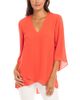 Karen Kane Karen Kane Bracelet Sleeve Asymmetric Top - 1