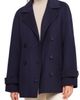 Karen Kane Karen Kane Brushed Wool Blend Peacoat - 1