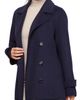 Karen Kane Karen Kane Brushed Wool Blend Peacoat - 3