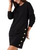 Karen Kane Karen Kane Button Detail Knit Shift Dress - 4