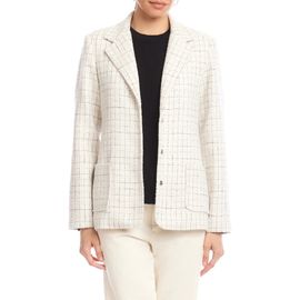 Karen Kane Karen Kane Check Tweed Blazer