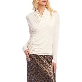 Karen Kane Karen Kane Crossover Jersey Top