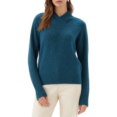 Karen Kane Karen Kane Crossover Shawl Collar Sweater