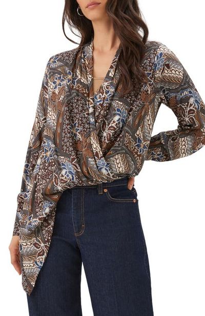 Karen Kane Karen Kane Double Layer Wrap Top